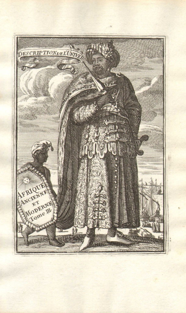 MALLET. Description de l'Univers. Africa. Volume 3 title page. MALLET 1683